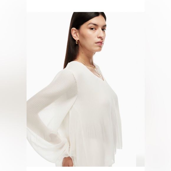 Wilfred Tops - Aritzia Wilfred Daydreamer v neck blouse
